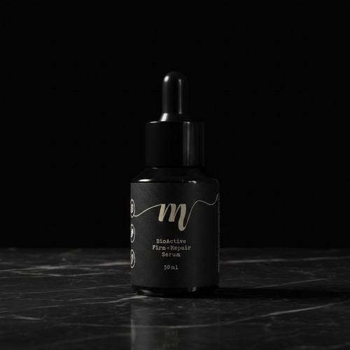 Ansikts serum med mörk bakgrund